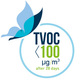 TVOC after 28 days < 100 µg/m3
